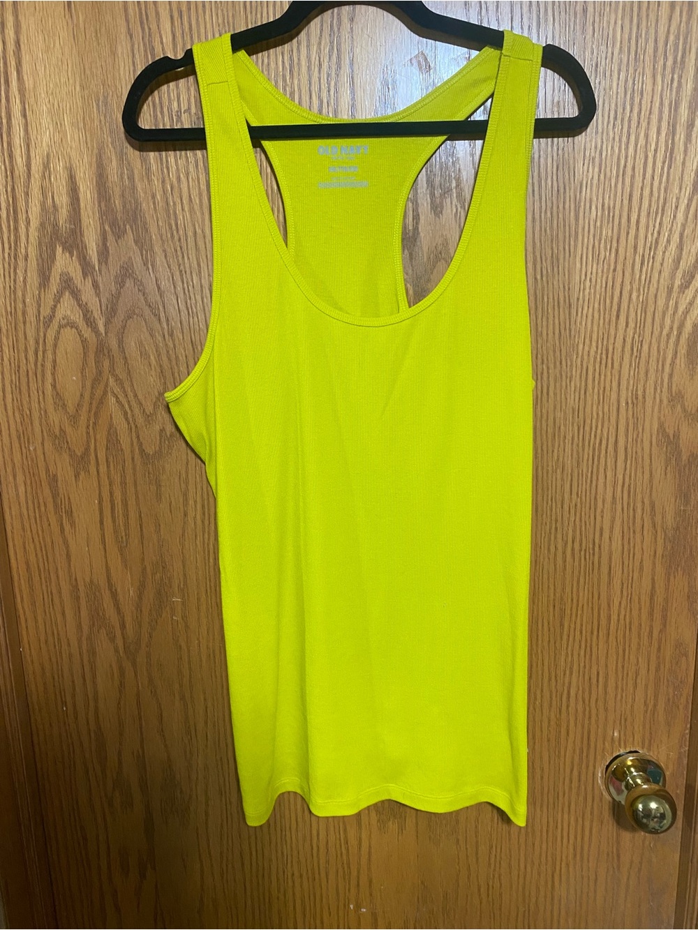 Old Navy Neon Yellow Racerback Tank